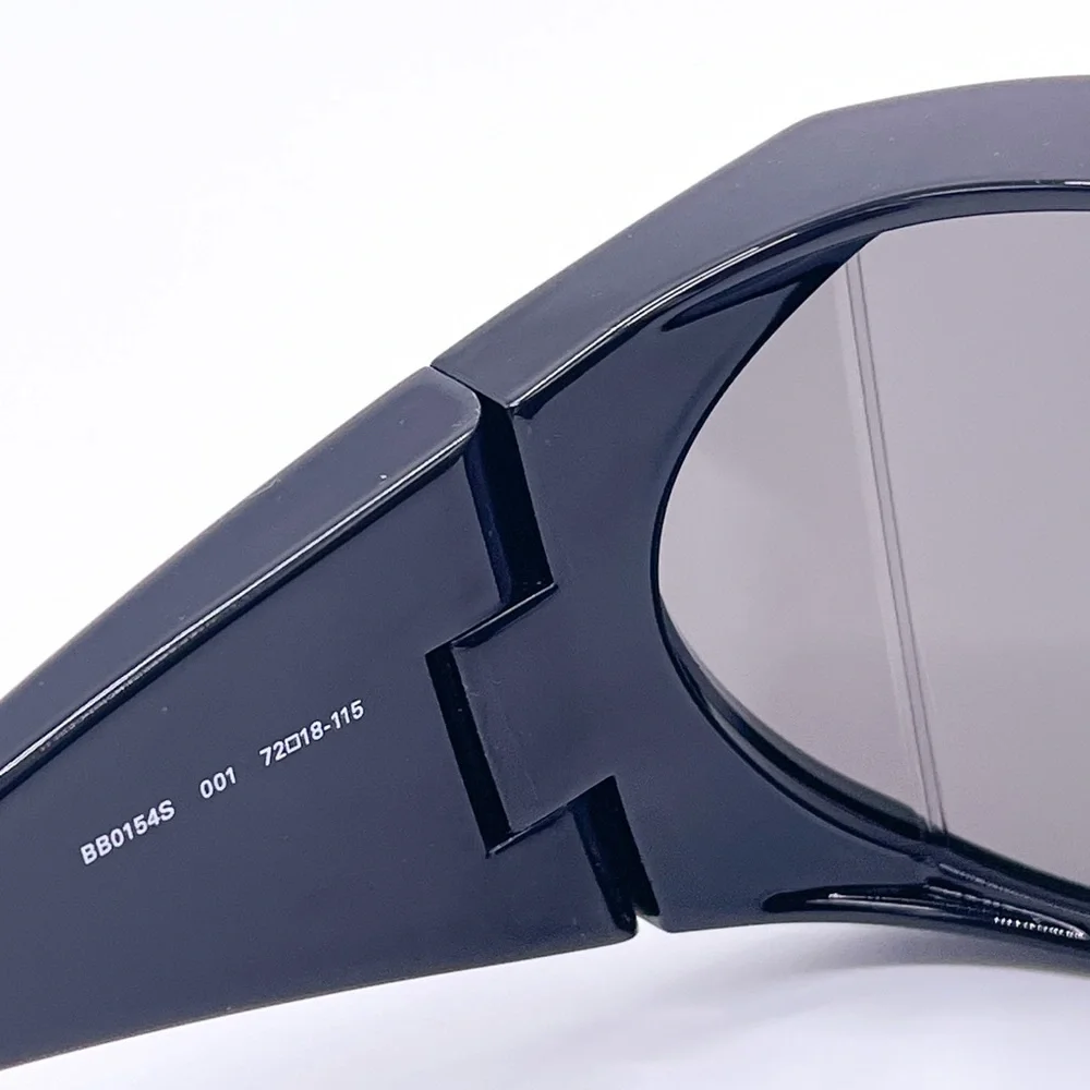 NEW BALENCIAGA BB0154S 001 UNISEX SUNGLASSES BALENCIAGA GOOGLES EYEWEAR
